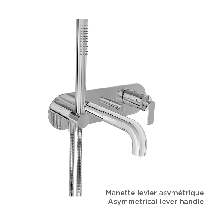 Baril Air B80 T80-2003-00 — handle configuration example; handles and rough-in sold separately