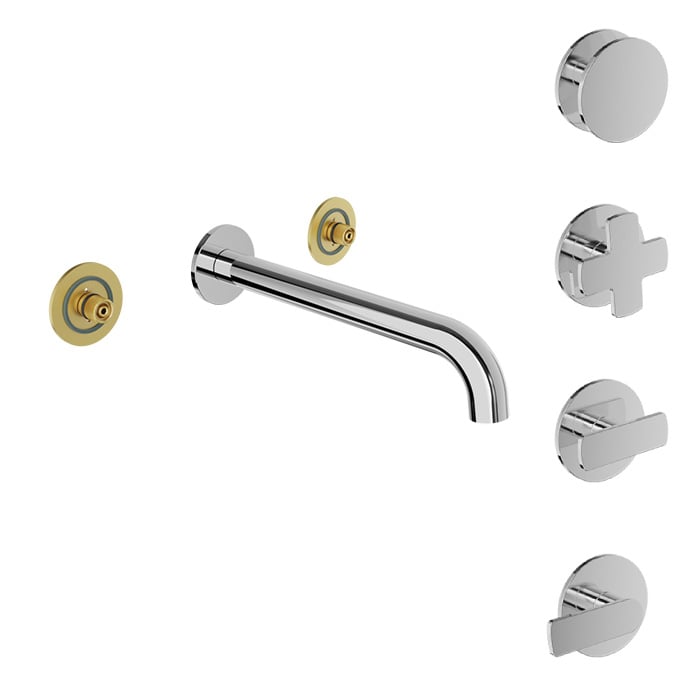 Baril Air B80 T80-8042-00L — handle choices; handle kit and rough-in sold separately