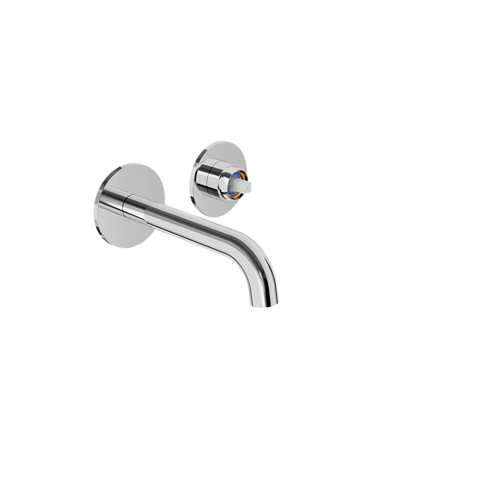 Baril Air B80 Single-Lever Wall-Mounted Lavatory Faucet, Drain Not Included, Trim Only - Polished Chrome
