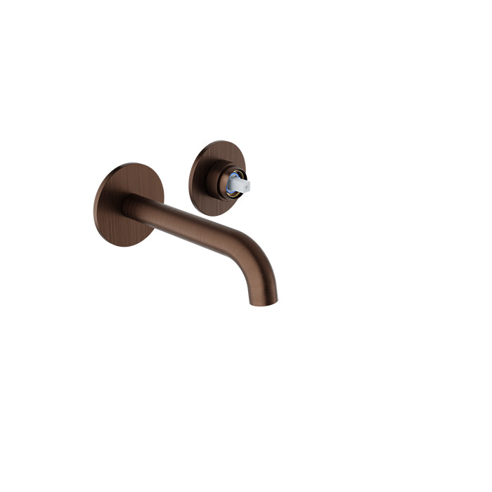 Baril Air B80 Single-Lever Wall-Mounted Lavatory Faucet, Drain Not Included, Trim Only - Venetian Bronze