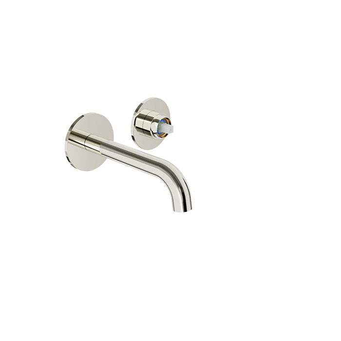 Baril Air B80 Single-Lever Wall-Mounted Lavatory Faucet, Drain Not Included, Trim Only - Polished Nickel