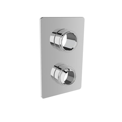 Baril Air B80 Pressure-Balanced Shower Control Valve Trim With 2-Way Diverter, Without Handle - Polished Chrome