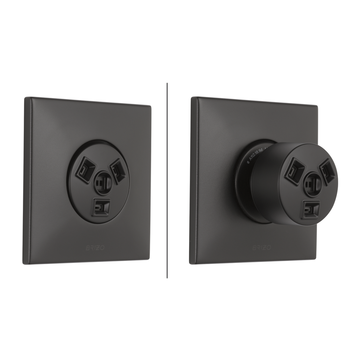 Brizo Hydrachoice Max Square Body Spray Trim - T84913 - configured 1
