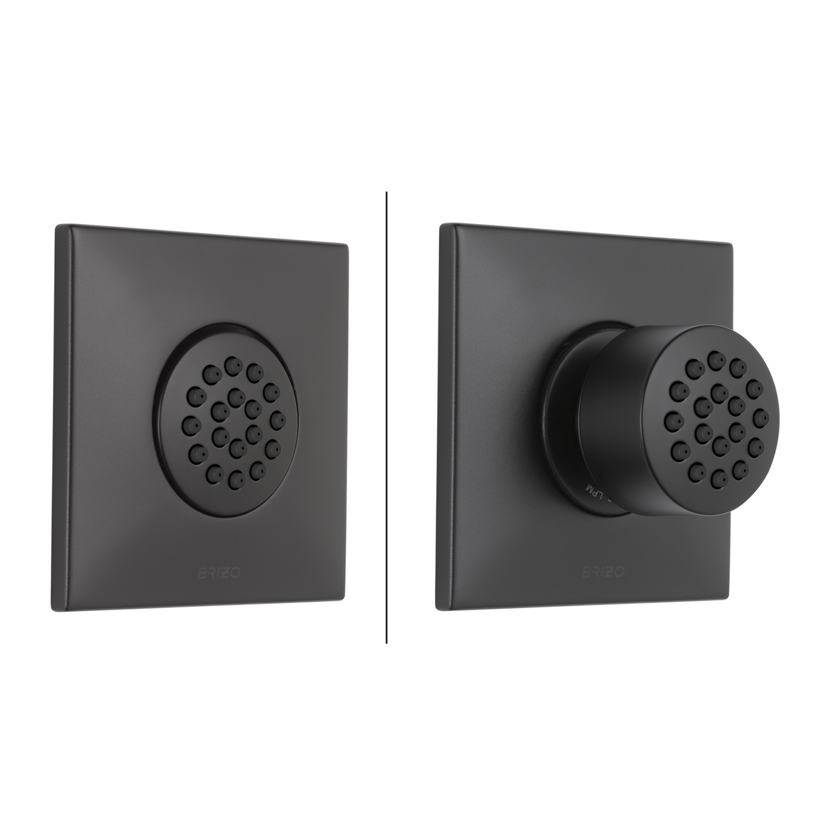 Brizo Hydrachoice Max Square Body Spray Trim - T84913 - configured 3