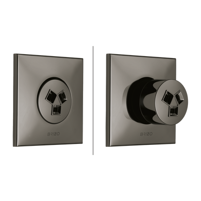 Brizo Hydrachoice Max Square Body Spray Trim - T84913 - configured 5