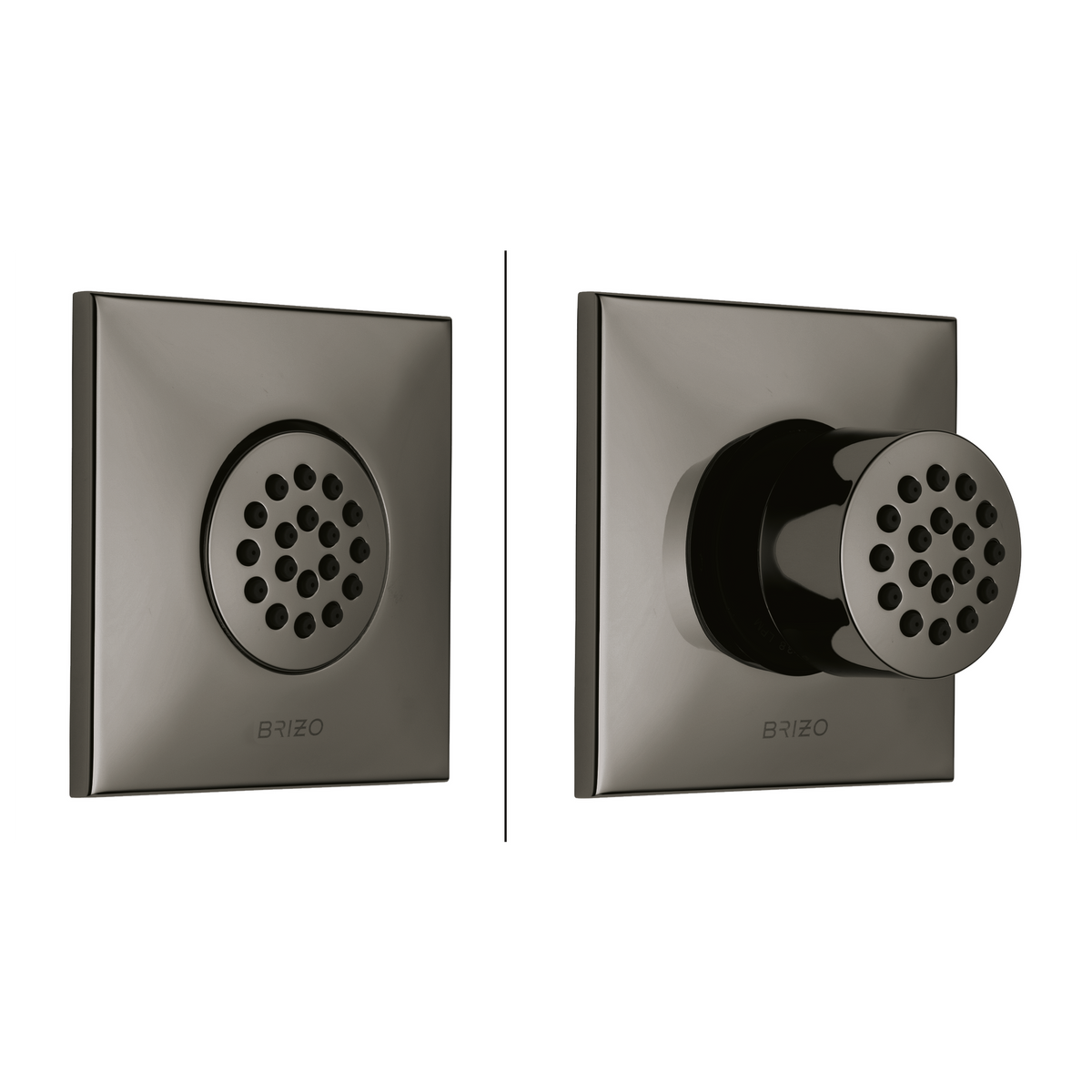 Brizo Hydrachoice Max Square Body Spray Trim - T84913 - configured 6