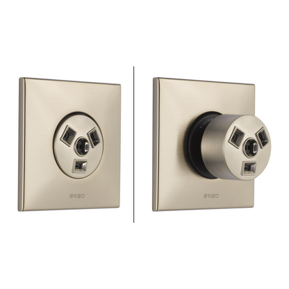 Brizo Hydrachoice Max Square Body Spray Trim - T84913 - configured 7