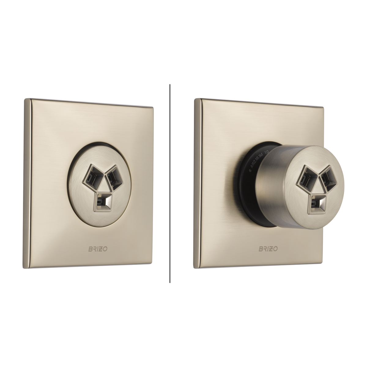Brizo Hydrachoice Max Square Body Spray Trim - T84913 - configured 8