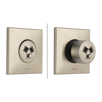 Brizo Hydrachoice Max Square Body Spray Trim - T84913 - configured 8