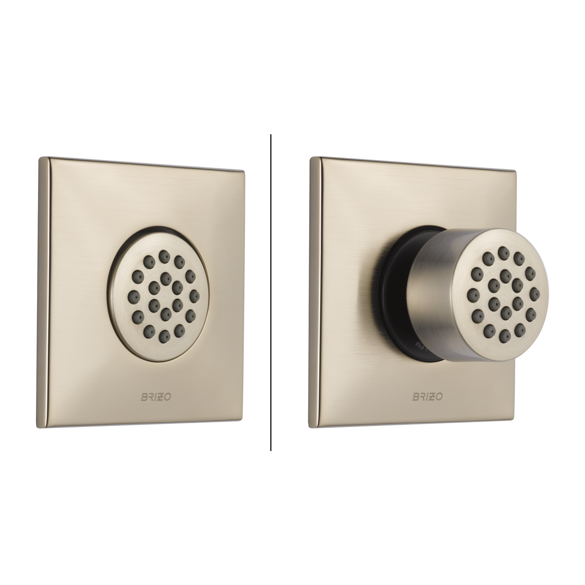 Brizo Hydrachoice Max Square Body Spray Trim - T84913 - configured 9