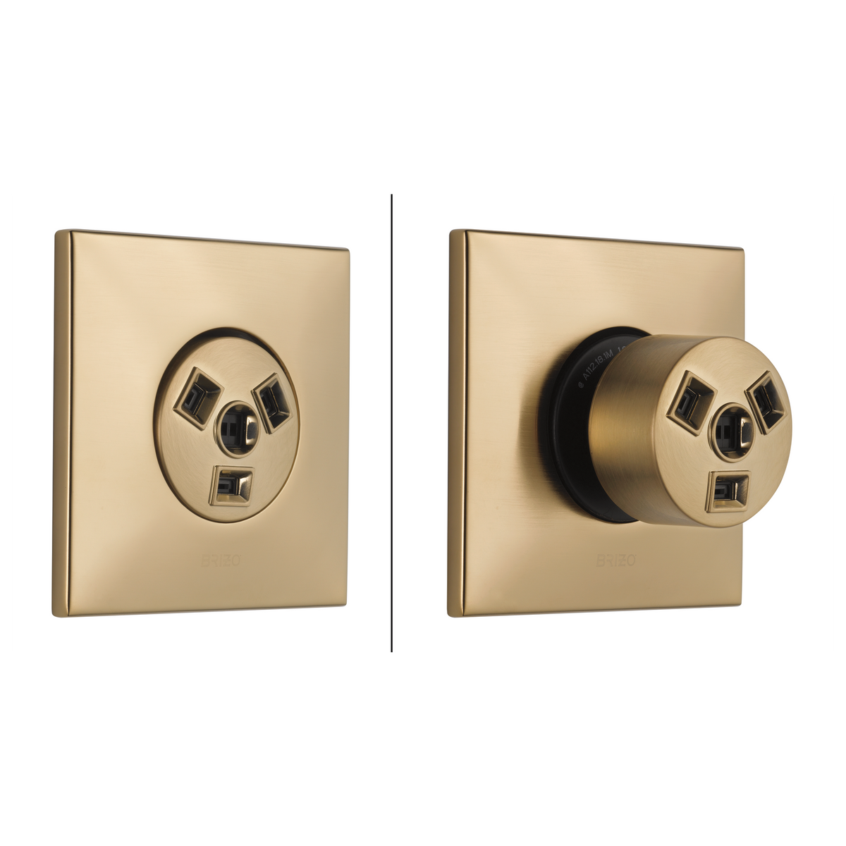 Brizo Hydrachoice Max Square Body Spray Trim - T84913 - configured 10