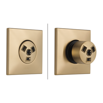 Brizo Hydrachoice Max Square Body Spray Trim - T84913 - configured 10