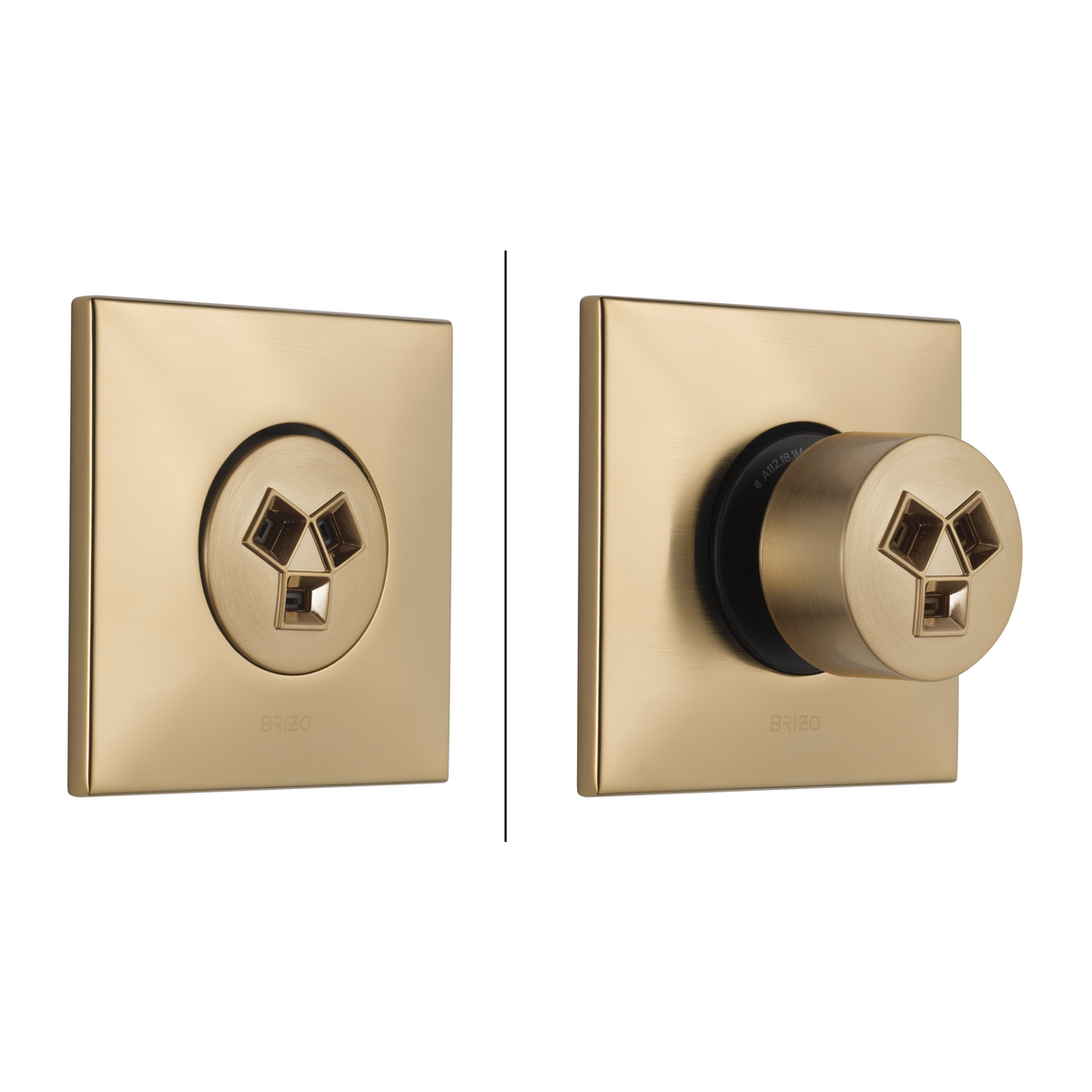 Brizo Hydrachoice Max Square Body Spray Trim - T84913 - configured 11