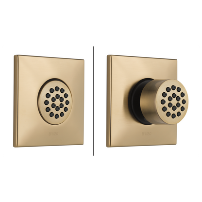 Brizo Hydrachoice Max Square Body Spray Trim - T84913 - configured 12