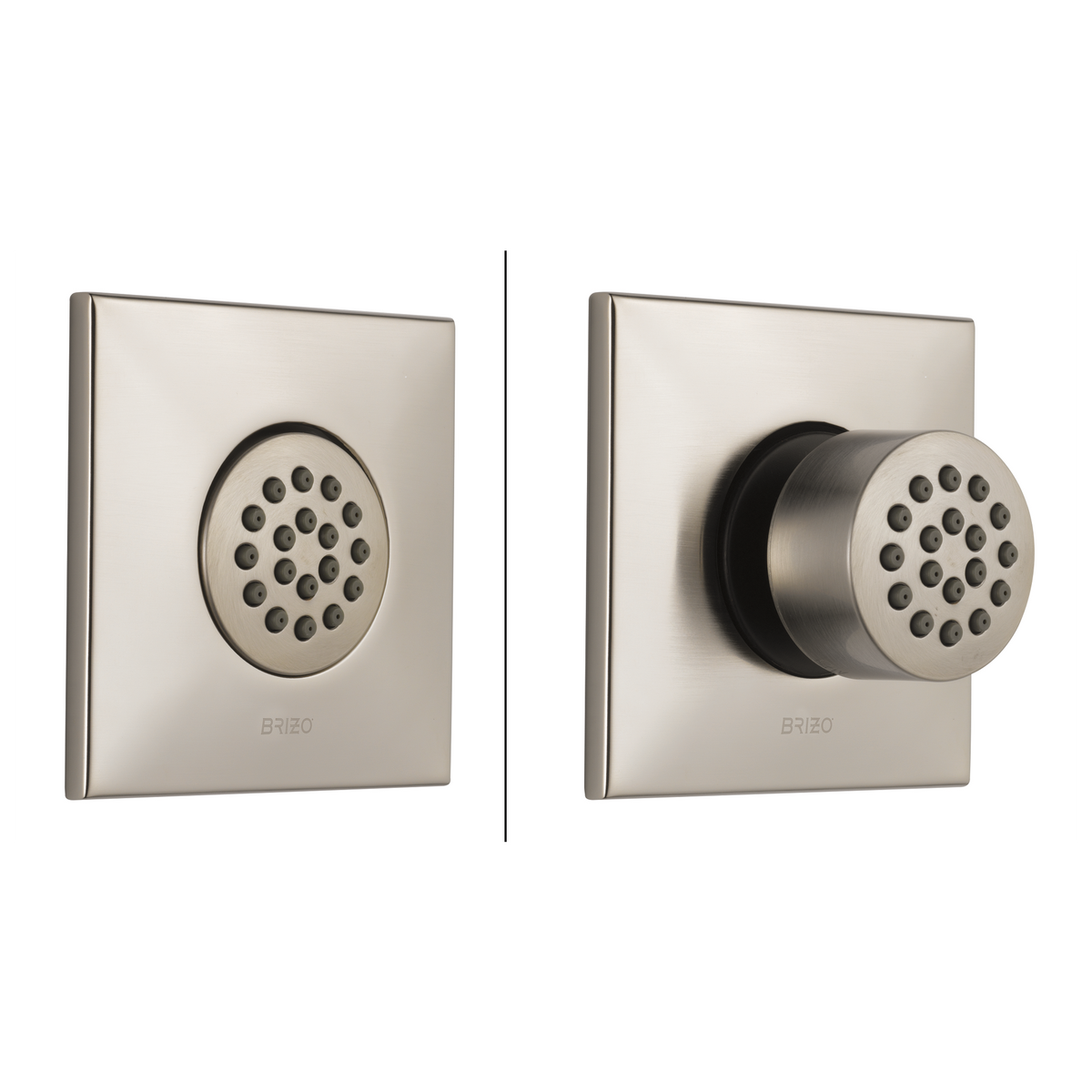 Brizo Hydrachoice Max Square Body Spray Trim - T84913 - configured 15