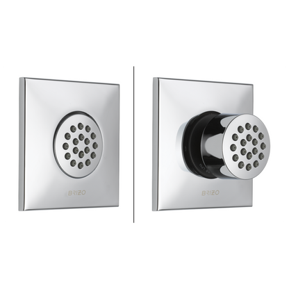 Brizo Hydrachoice Max Square Body Spray Trim - T84913 - configured 18