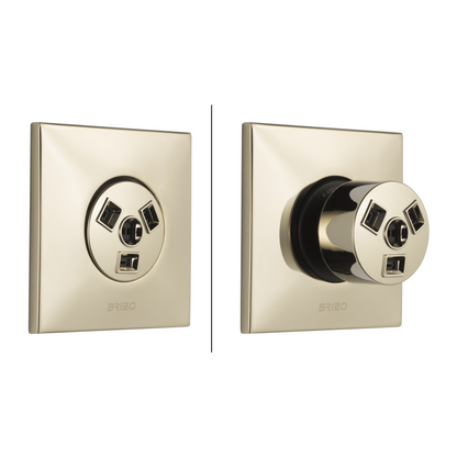 Brizo Hydrachoice Max Square Body Spray Trim - T84913 - configured 19