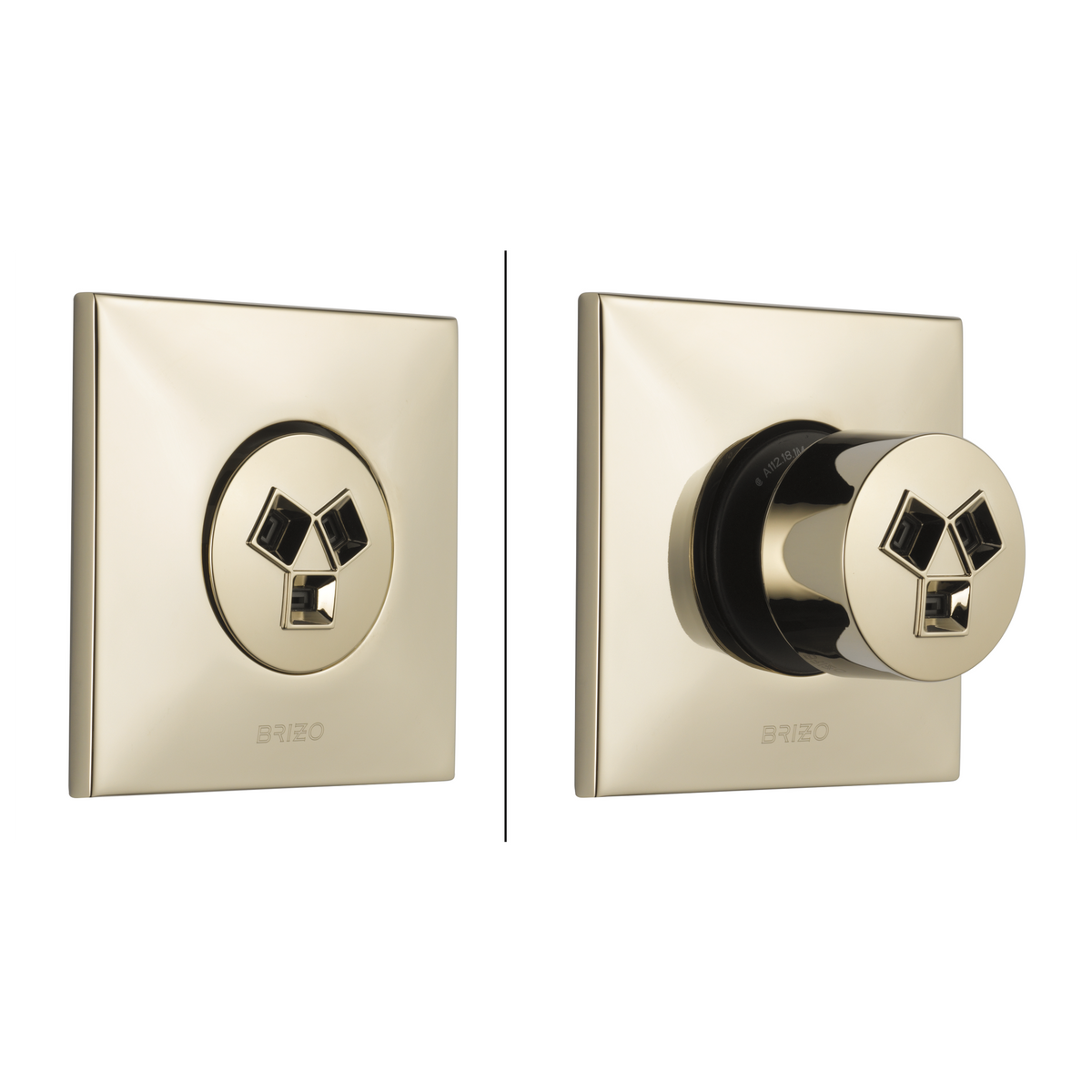 Brizo Hydrachoice Max Square Body Spray Trim - T84913 - configured 20