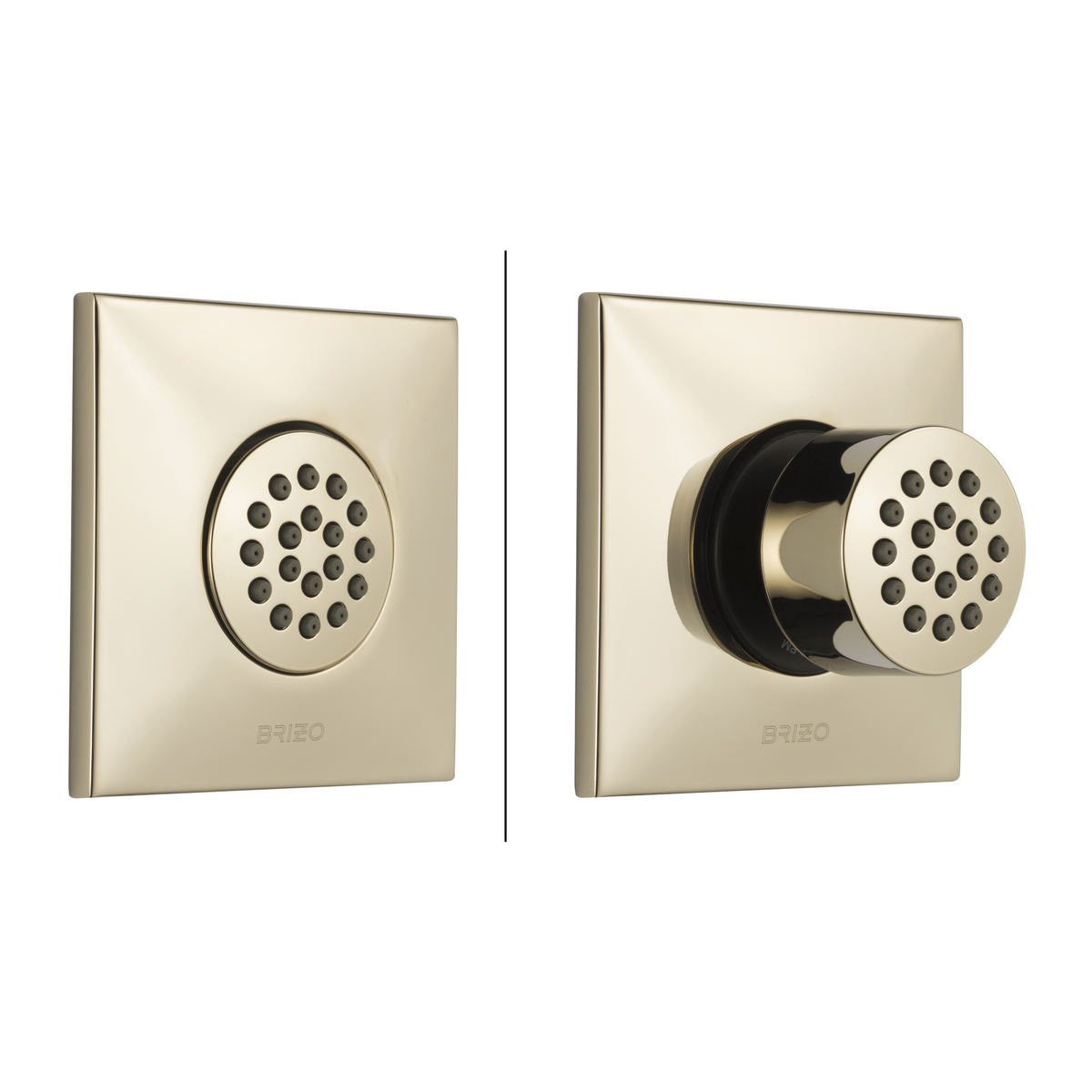 Brizo Hydrachoice Max Square Body Spray Trim - T84913 - configured 21