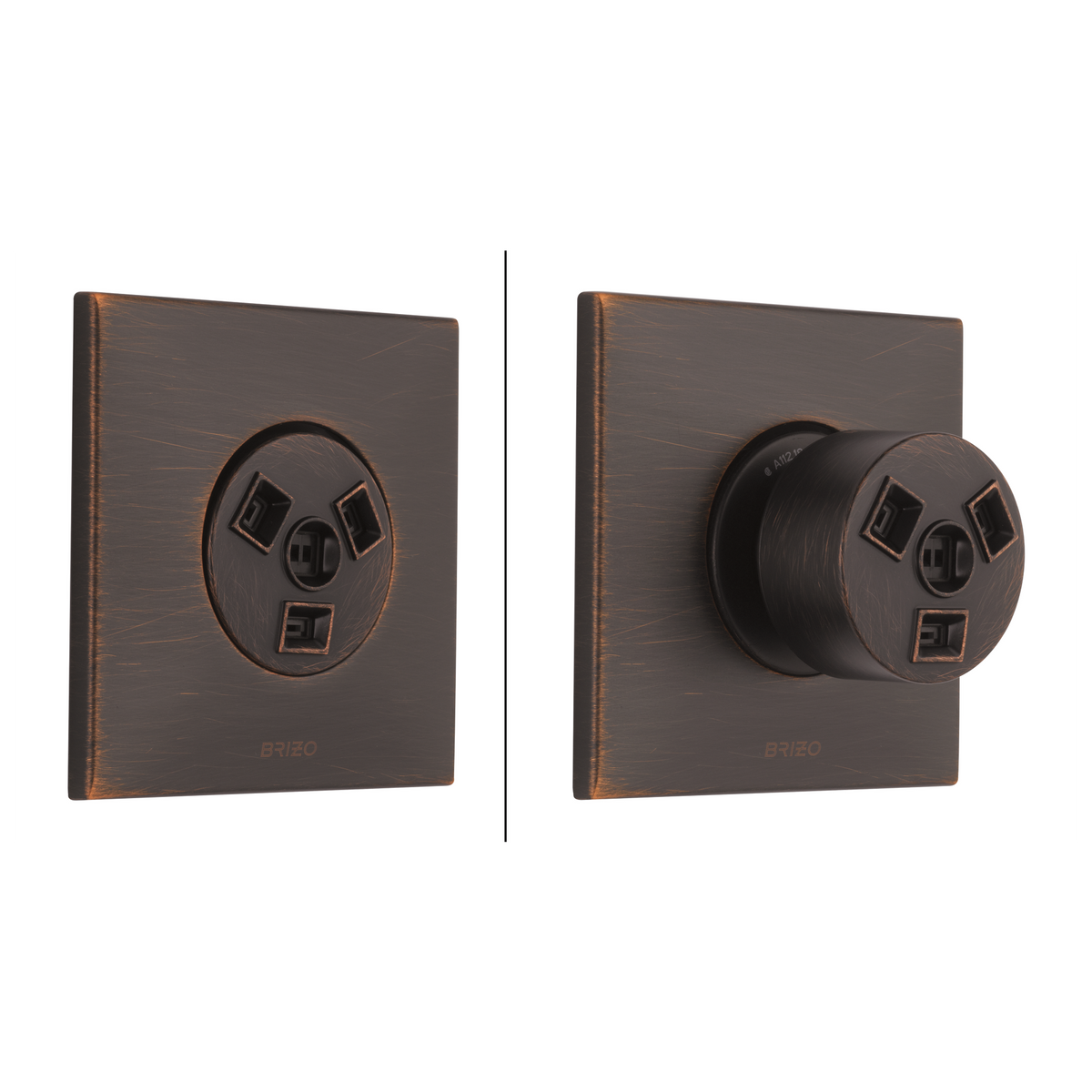 Brizo Hydrachoice Max Square Body Spray Trim - T84913 - configured 22