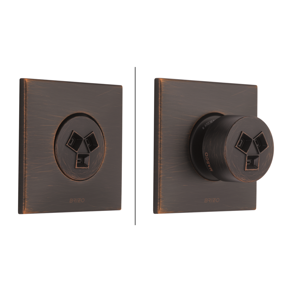 Brizo Hydrachoice Max Square Body Spray Trim - T84913 - configured 23