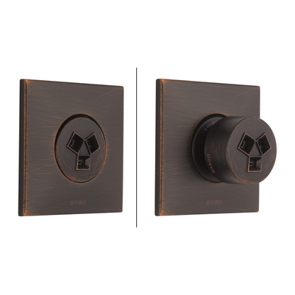 Brizo Hydrachoice Max Square Body Spray Trim - T84913 - configured 23