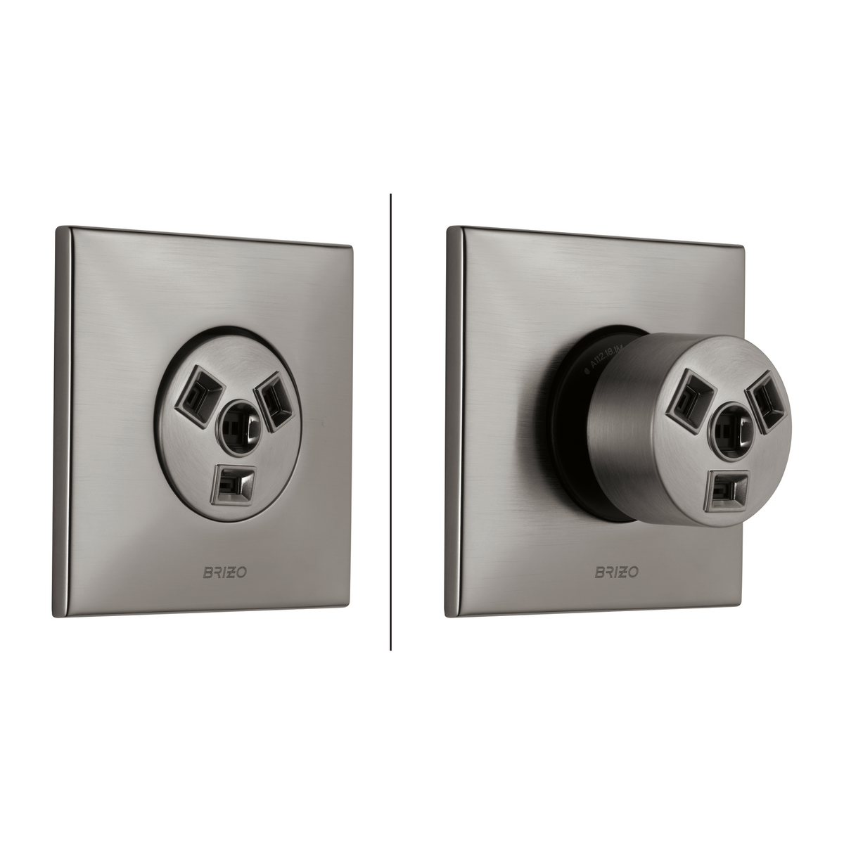 Brizo Hydrachoice Max Square Body Spray Trim - T84913 - configured 25