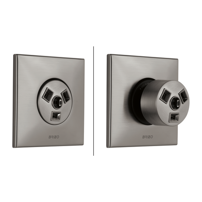Brizo Hydrachoice Max Square Body Spray Trim - T84913 - configured 25