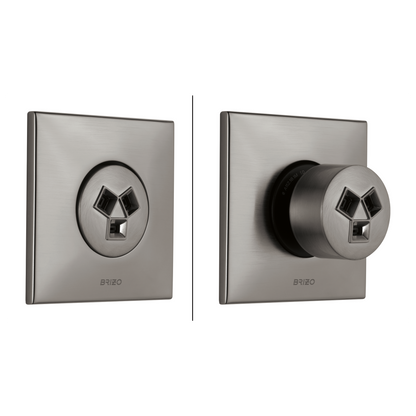 Brizo Hydrachoice Max Square Body Spray Trim - T84913 - configured 26