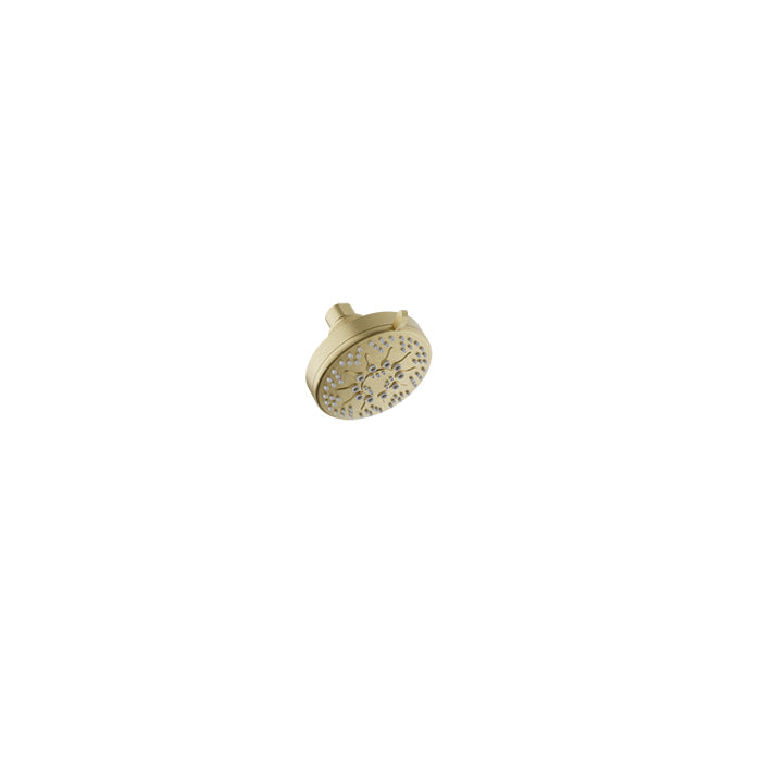 Baril 5-Spray Anti-Limestone Modern Shower Head - Satin Brass