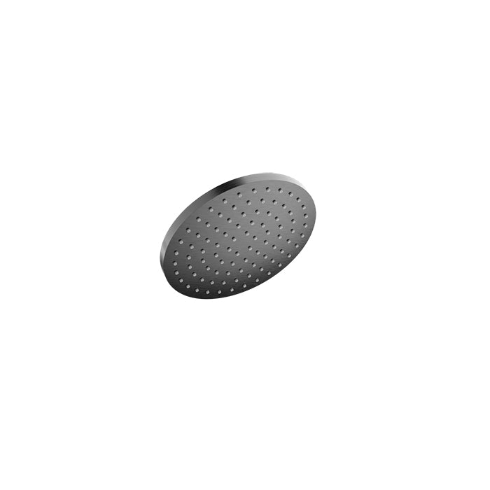 Baril Round 8" Anti-Limestone Shower Head - Black Titanium