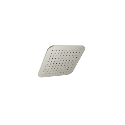 Baril Rounded Square 8" Anti-Limestone Shower Head - Brushed Nickel