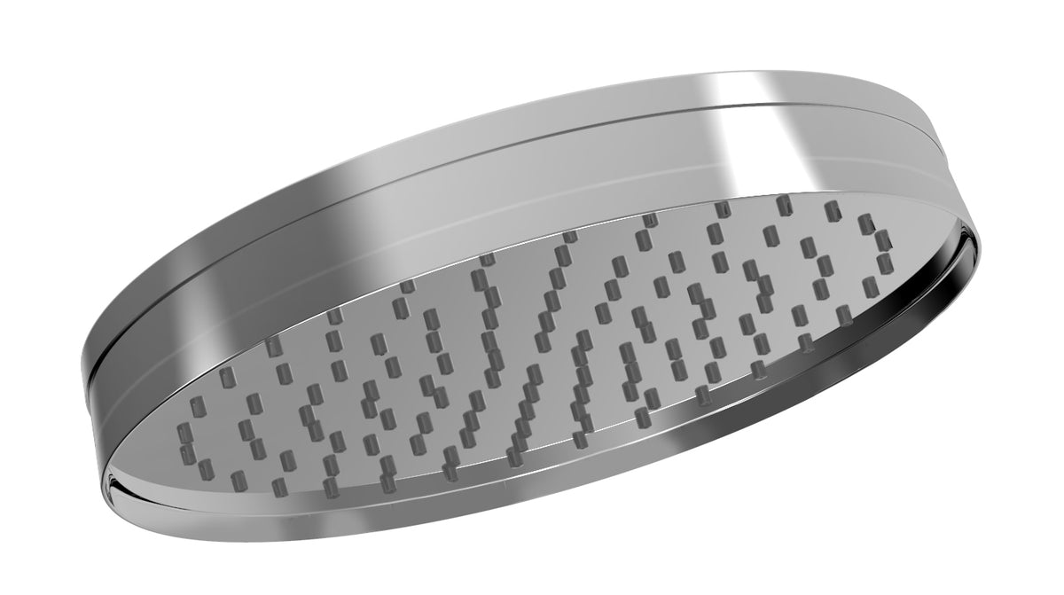 Baril Flora Round 10" Anti-Limestone Shower Head - Chrome
