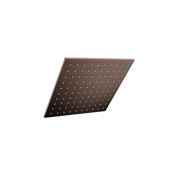 Baril Square 10" Anti-Limestone Shower Head - Venetian Bronze