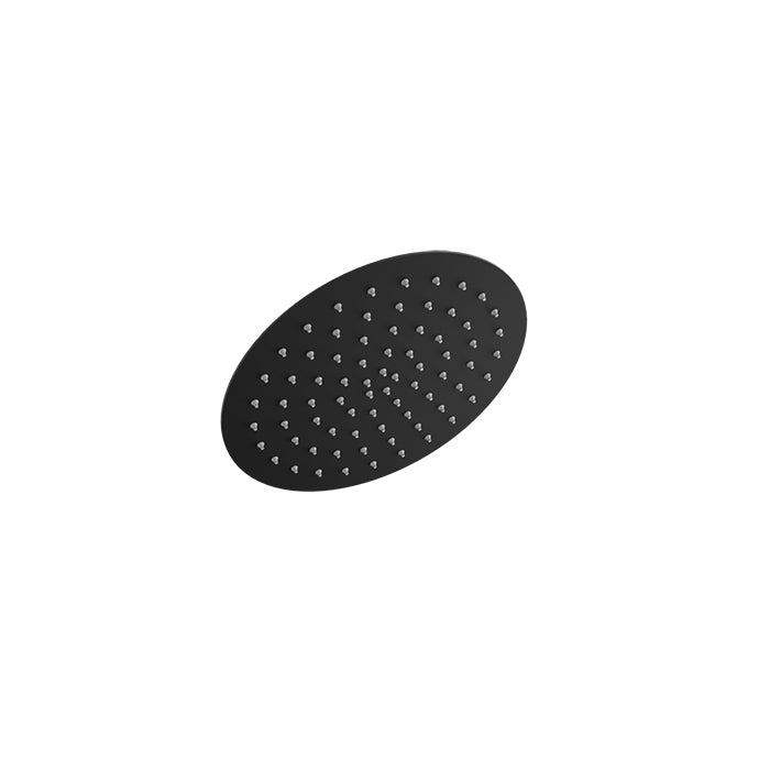 Baril Round 10" Anti-Limestone Shower Head - Matte Black