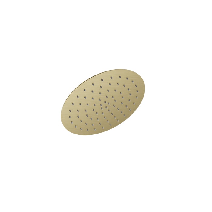Baril Round 10" Anti-Limestone Shower Head - Satin Brass