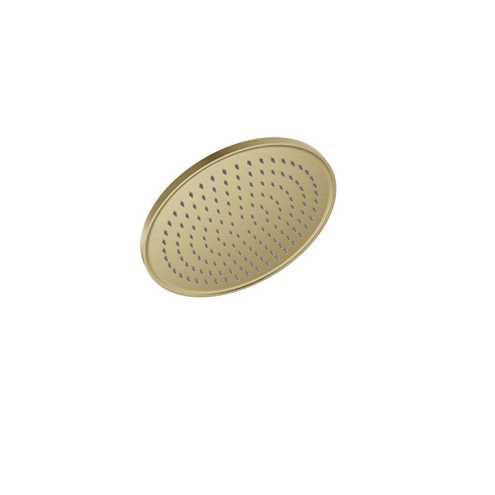 Baril Round 10" Anti-Limestone Shower Head - Satin Brass