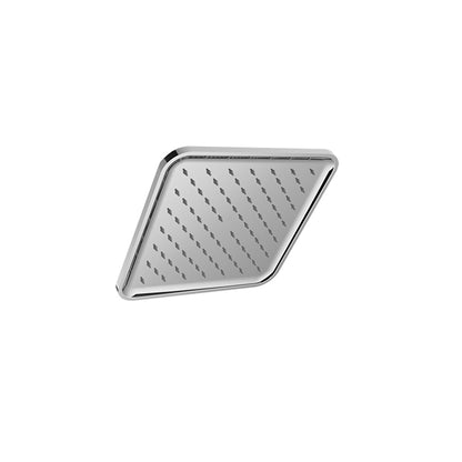 Baril Square 10" Anti-Limestone Shower Head - Polished Chrome