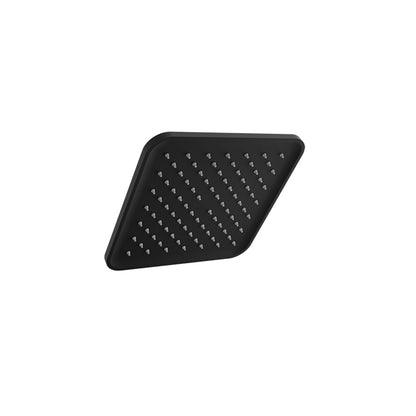 Baril Square 10" Anti-Limestone Shower Head - Matte Black