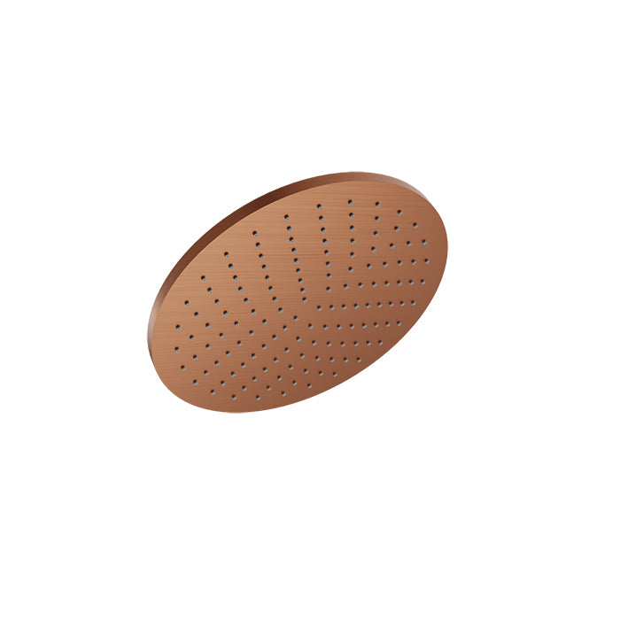 Baril Round 12" Anti-Limestone Shower Head - Satin Copper