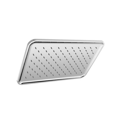 Baril Rectangular 16" x 10" Anti-Limestone Shower Head - Polished Chrome