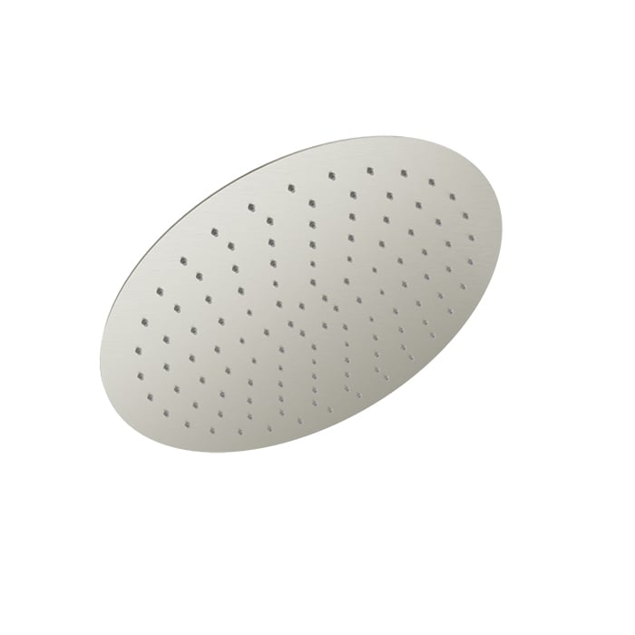 Baril Round 16" Anti-Limestone Shower Head - Brushed Nickel