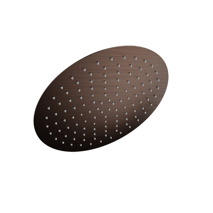 Baril Round 16" Anti-Limestone Shower Head - Venetian Bronze