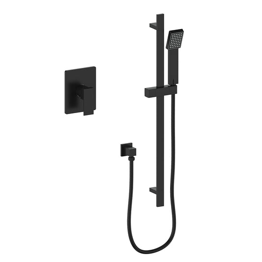 Vogt Kapfenberg Trim for 1-Way Pressure Balance Shower Kit TM.AP.110.100 in Matte Black