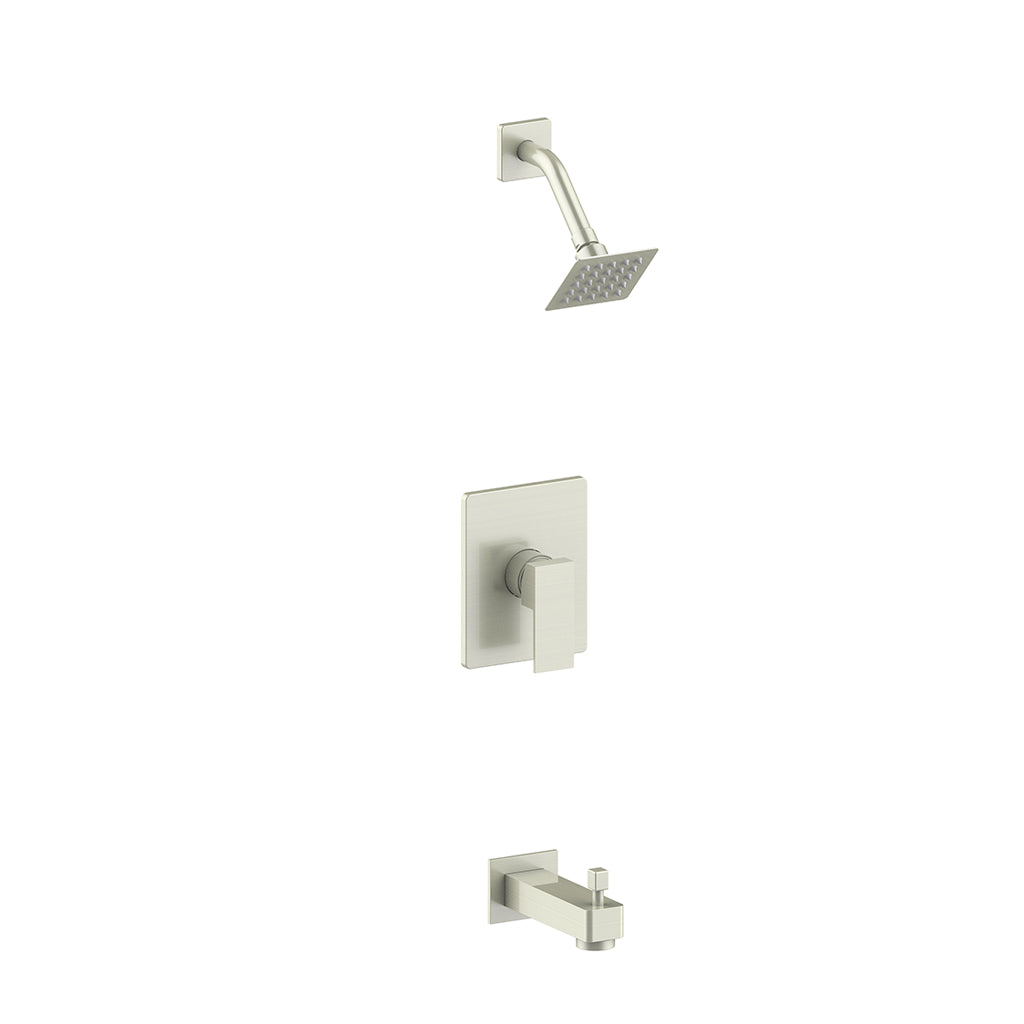 Vogt Kapfenberg 1-Way PB Shower Kit Trim TM.AP.110.400 in Brushed Nickel