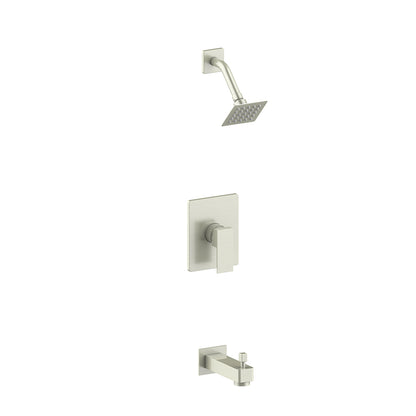 Vogt Kapfenberg 1-Way PB Shower Kit Trim TM.AP.110.400 in Brushed Nickel