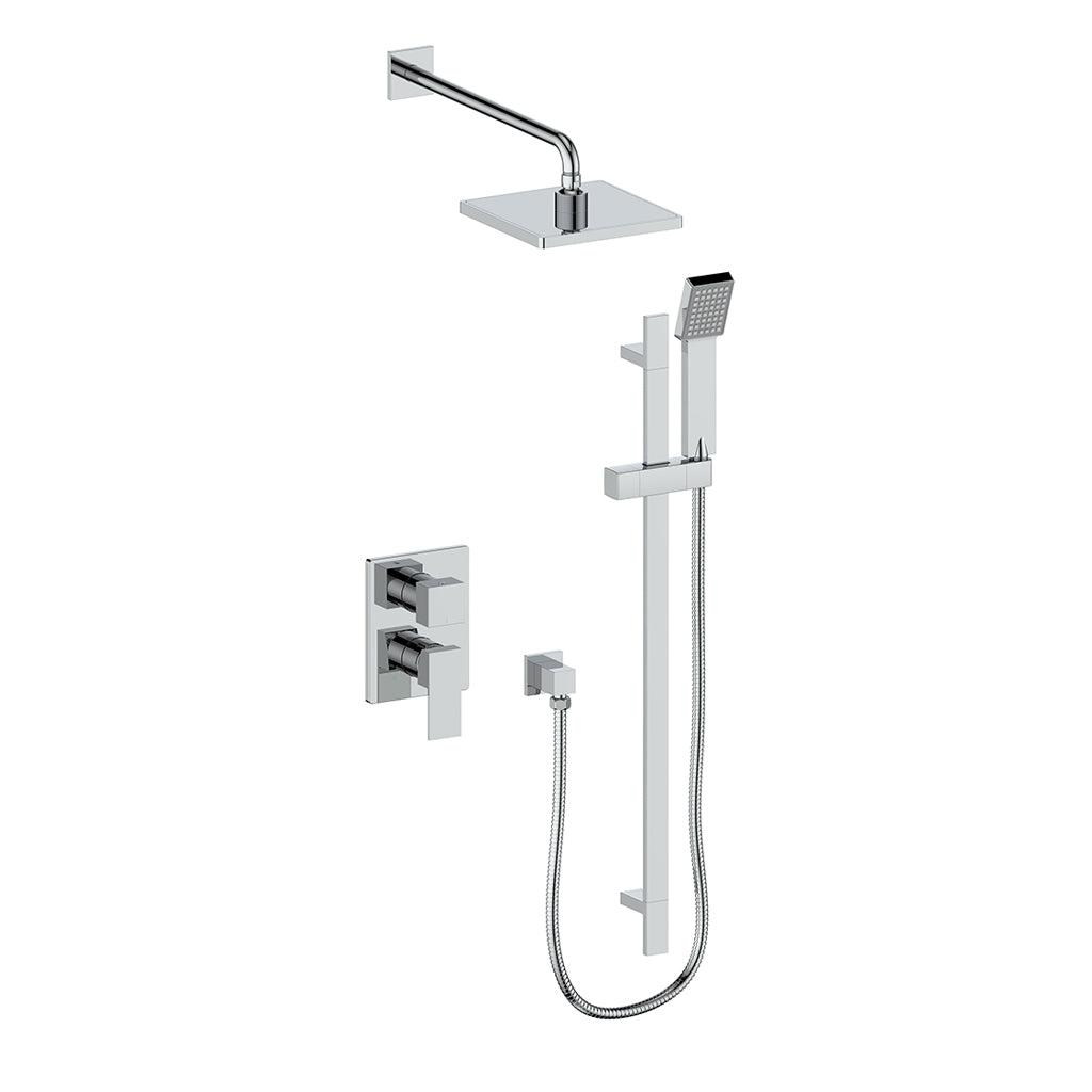 Vogt Kapfenberg 2-Way PB Shower Kit Trim TM.AP.210.210 in Polished Chrome