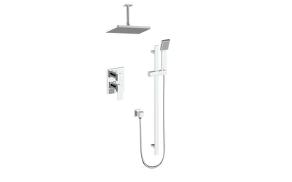 Vogt Kapfenberg 2-Way PB Shower Kit Trim with 6-inch Ceiling Arm TM.AP.210.216 in Polished Chrome