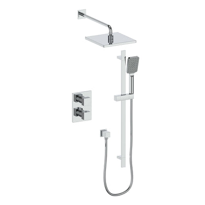 Vogt Kapfenberg 2-Way Thermostatic Shower Kit Trim TM.AP.220.220 in Polished Chrome