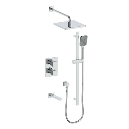 Vogt Kapfenberg 3-Way Thermostatic Shower Kit Trim TM.AP.320.320 in Polished Chrome